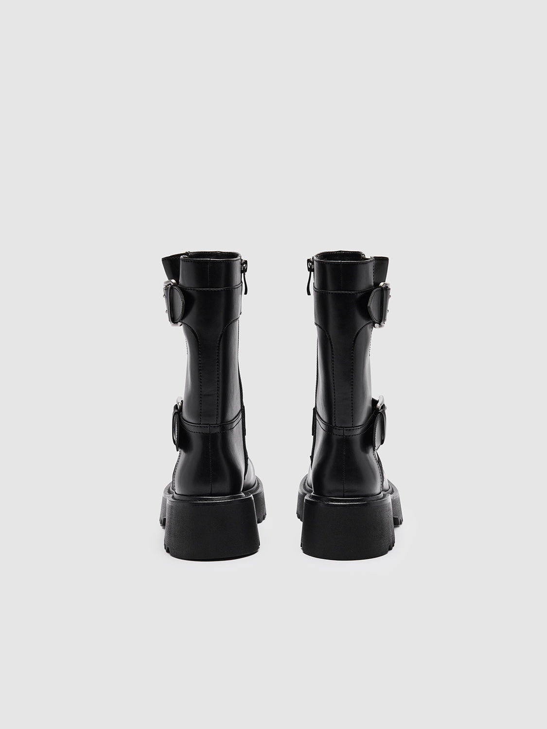 Buckle Detail Chunky Boots