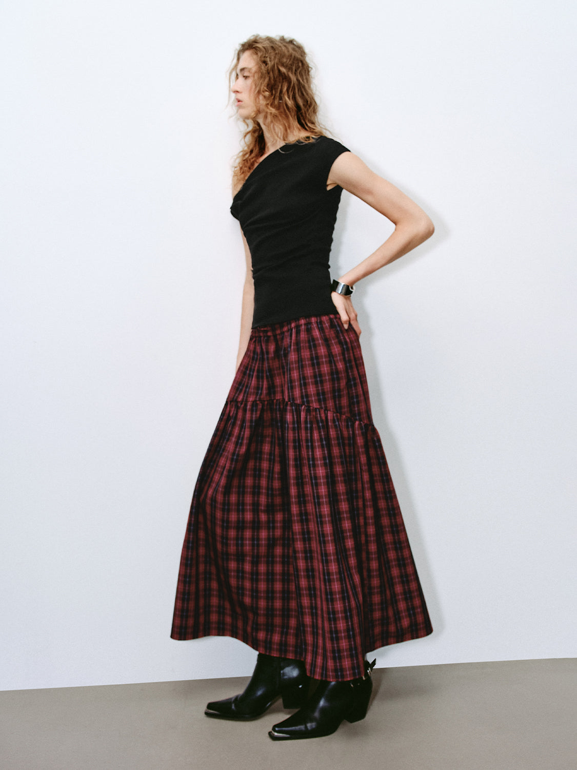 One Shoulder Skinny T-Shirts