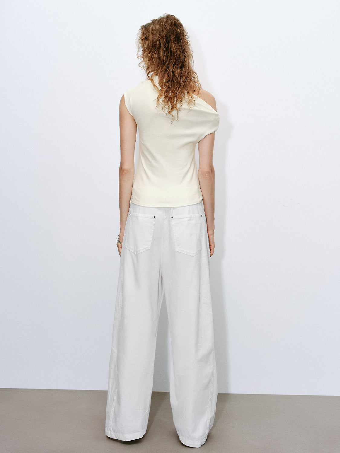 One Shoulder Skinny T-Shirts