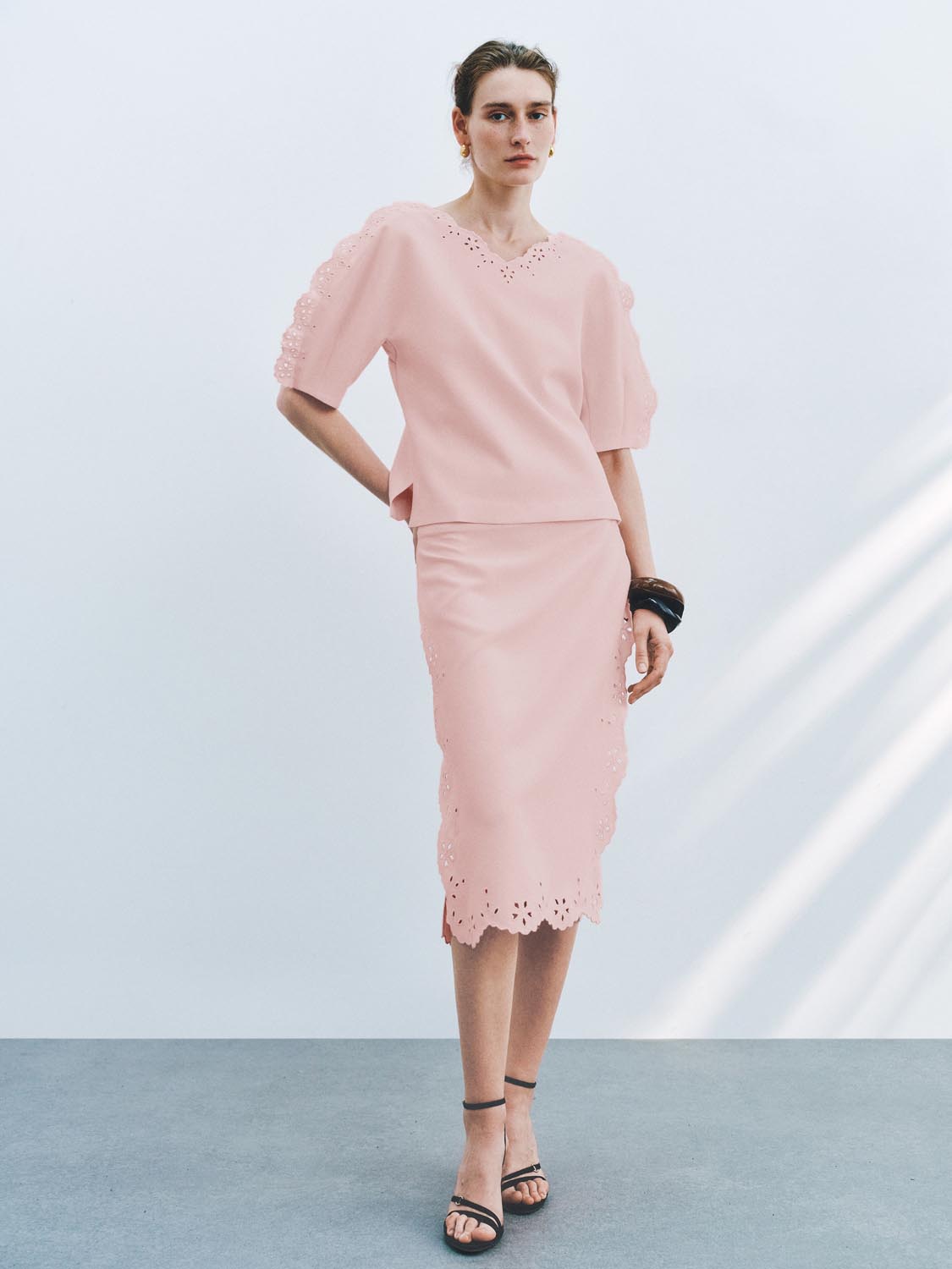 Lace Trim Overhead Shirts