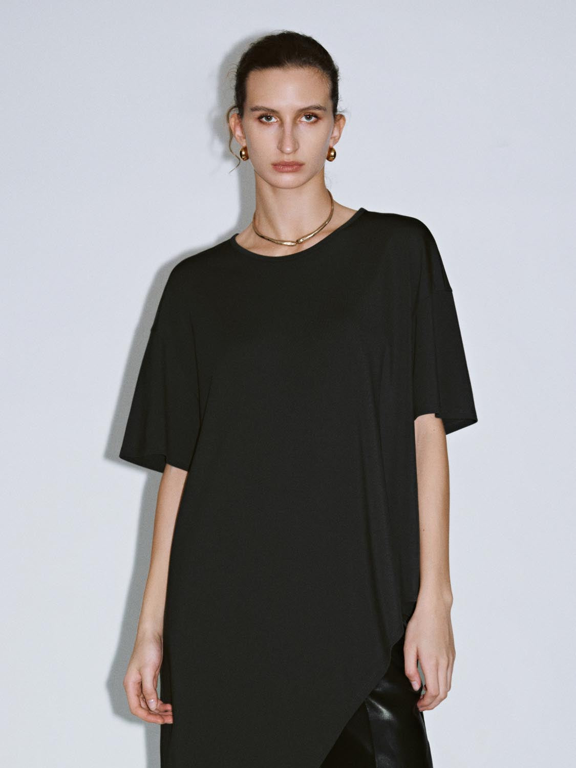 Irregular Hem T-Shirts