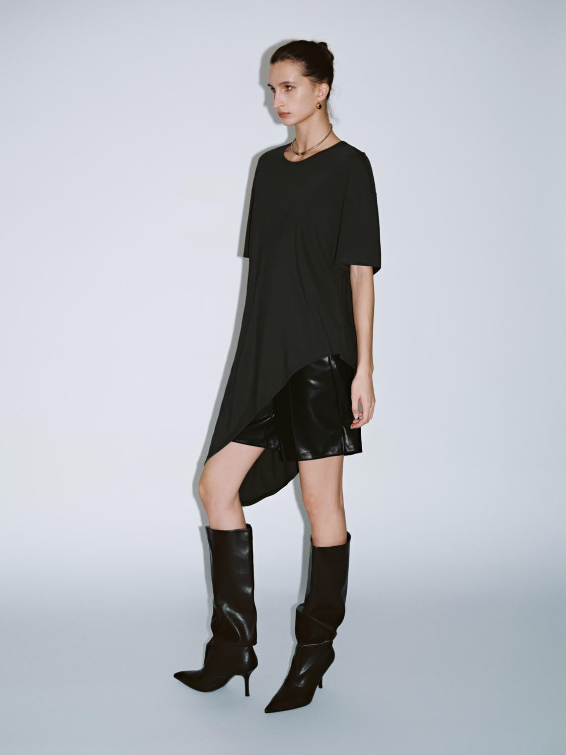 Irregular Hem T-Shirts