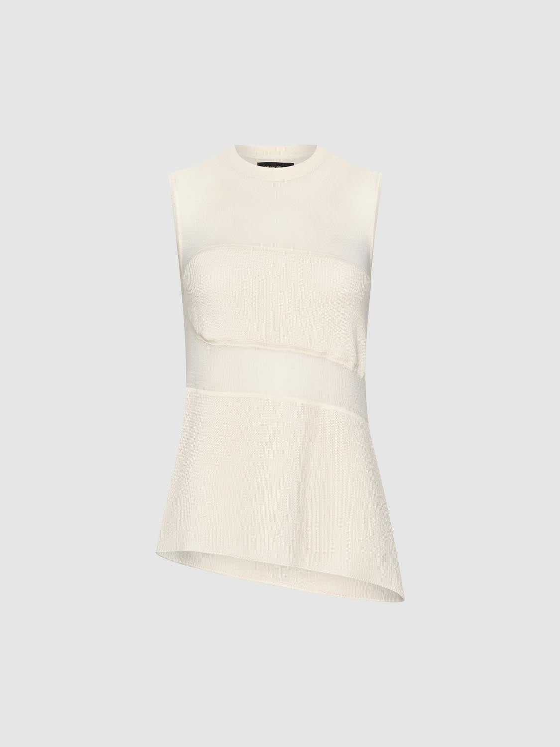 Knitted Sleeveless T-Shirts