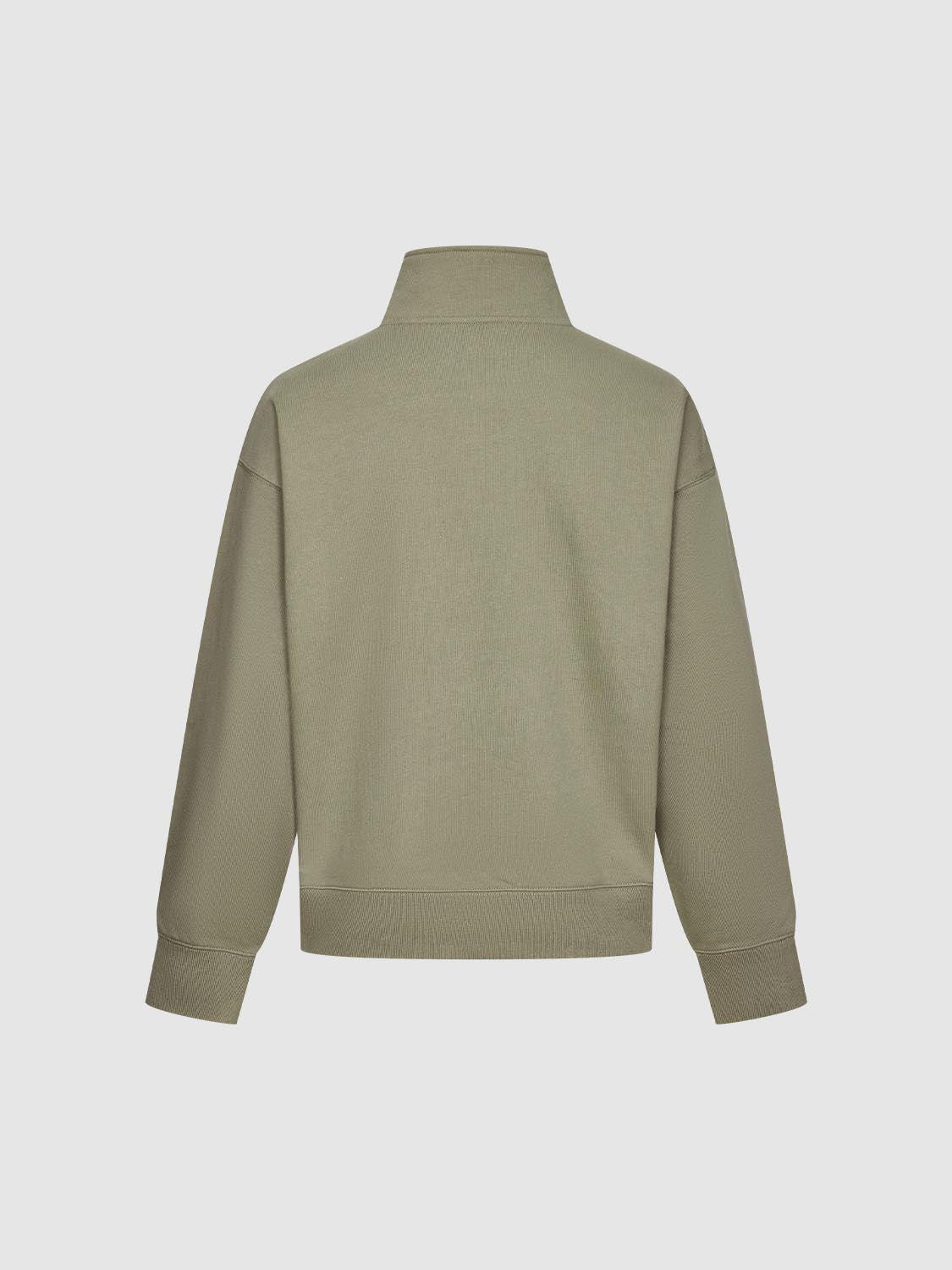 Half Zip High Neck Sweatshirts