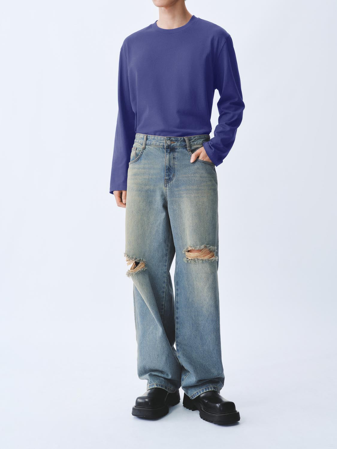 Ripped Denim Jeans