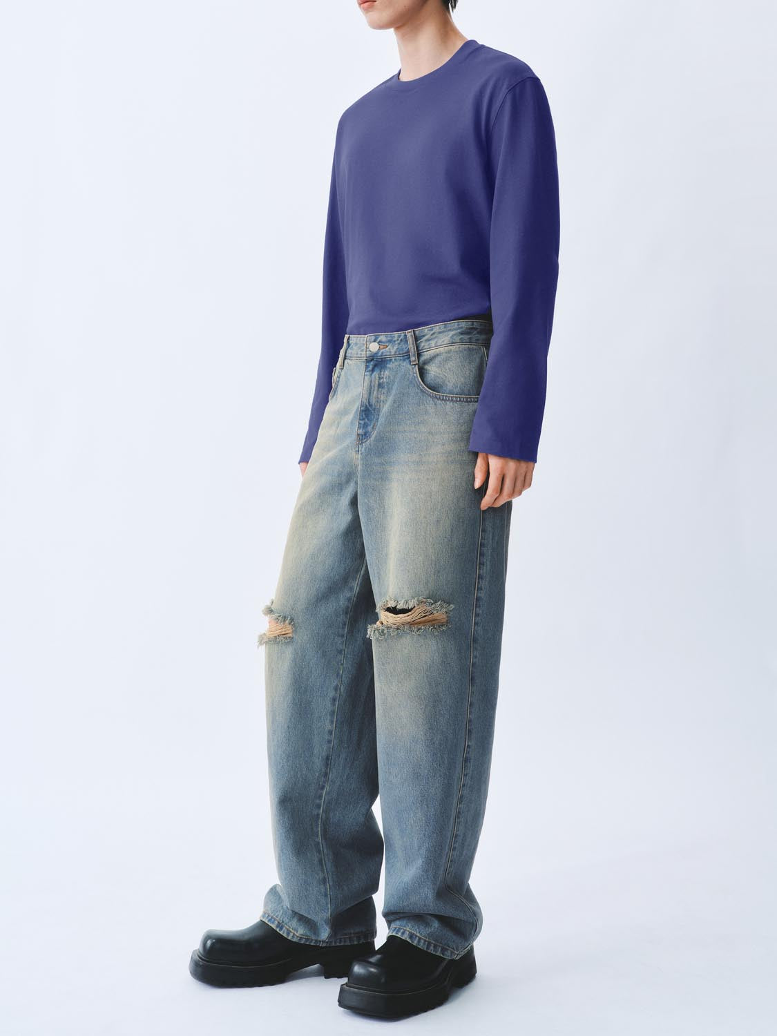 Ripped Denim Jeans