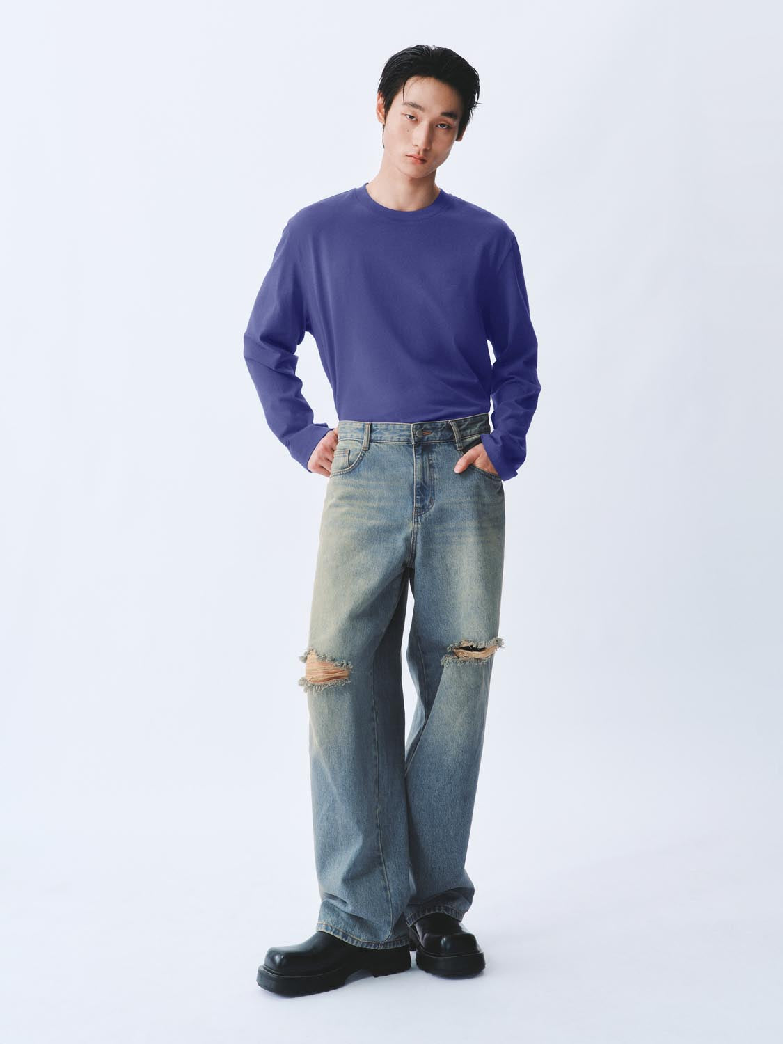 Ripped Denim Jeans
