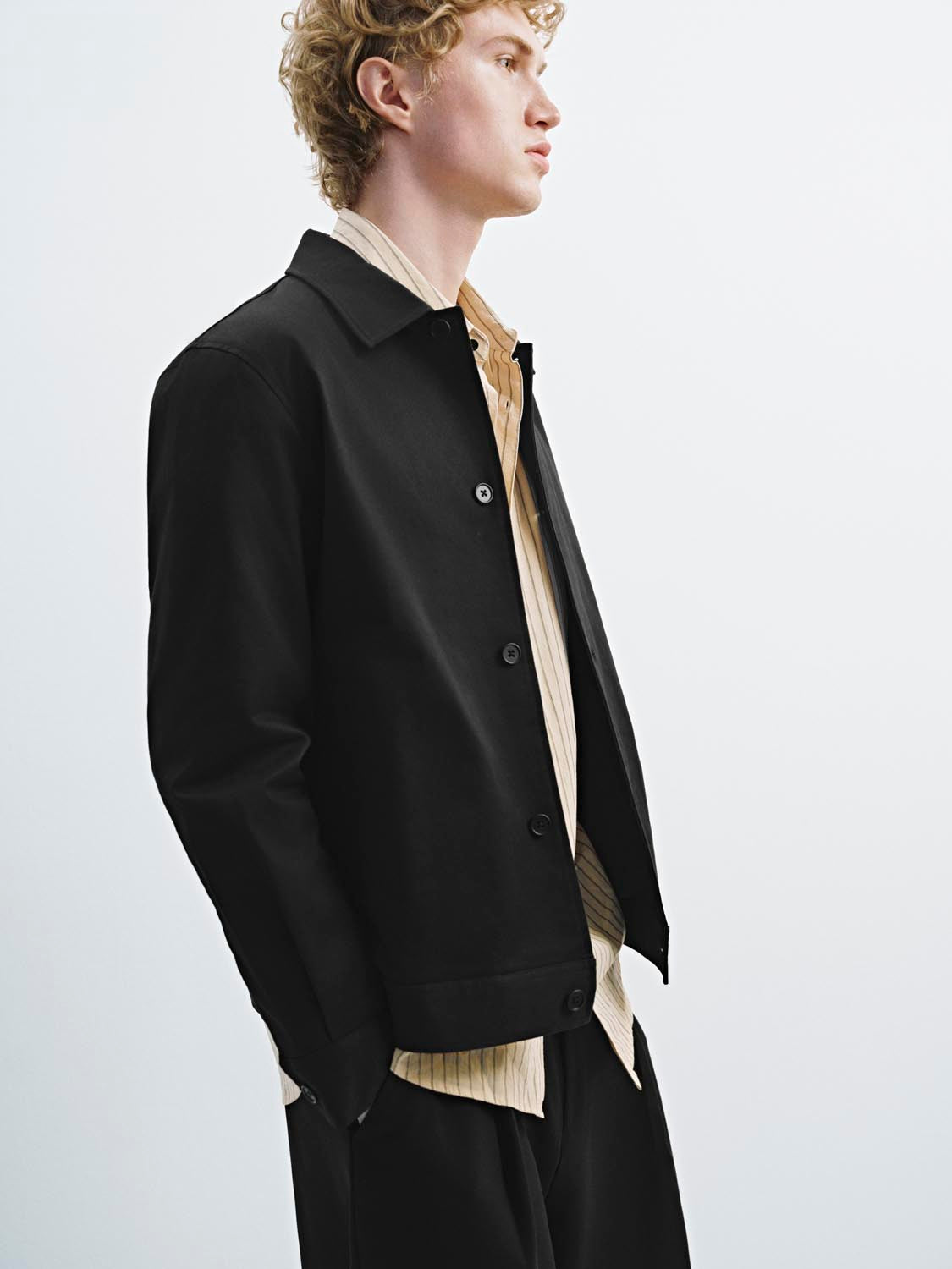 Collar Button Up Jackets