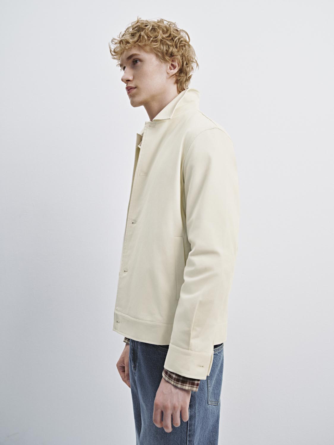 Collar Button Up Jackets