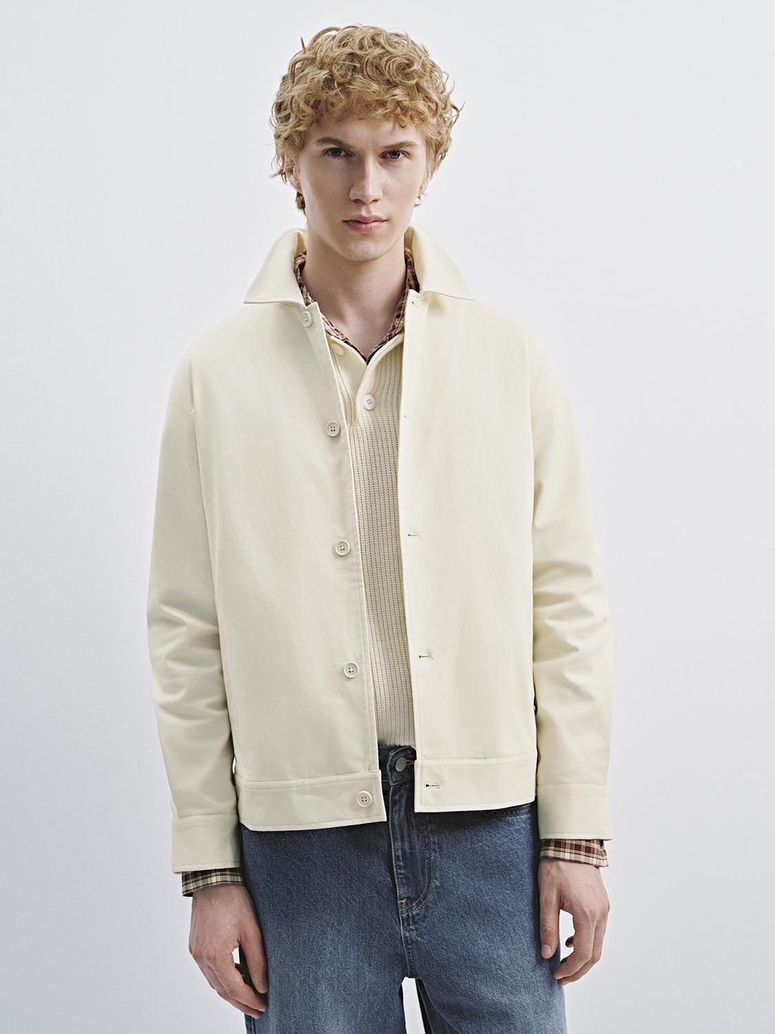 Collar Button Up Jackets