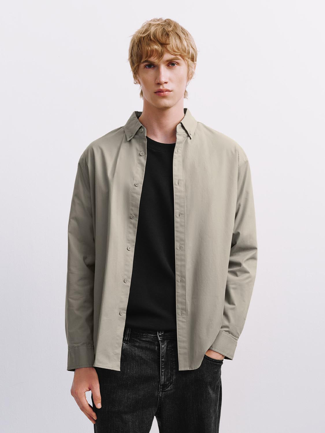 Button Up Basic Shirts