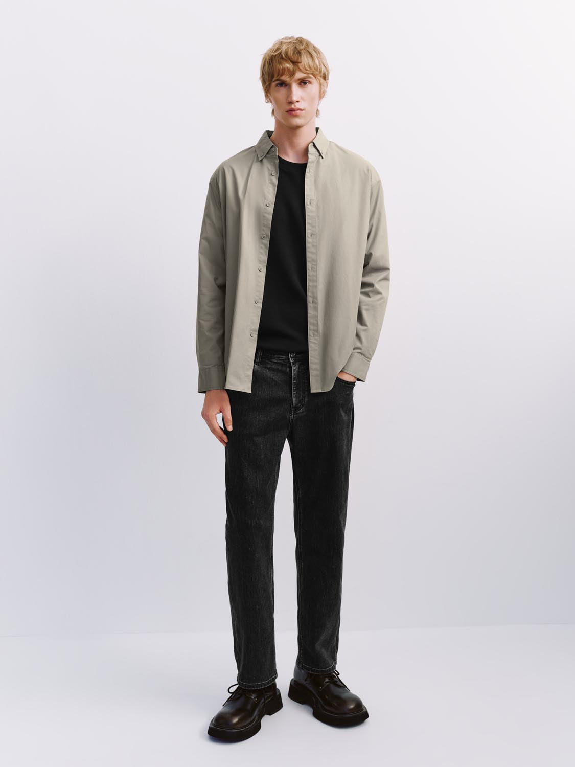 Button Up Basic Shirts