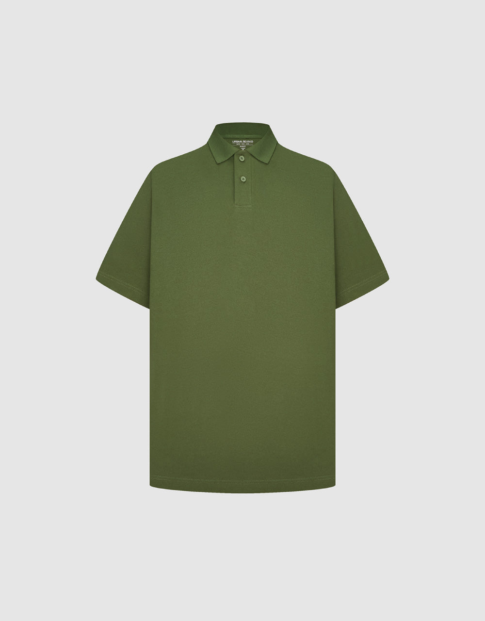 Drop Shoulder Polo Shirt