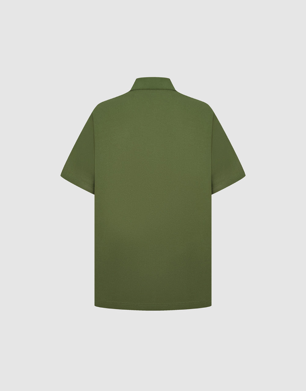 Drop Shoulder Polo Shirt