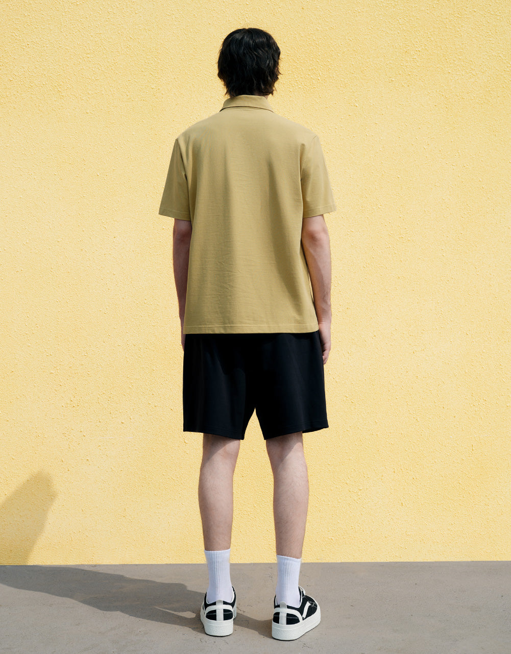 Drop Shoulder Polo Shirt