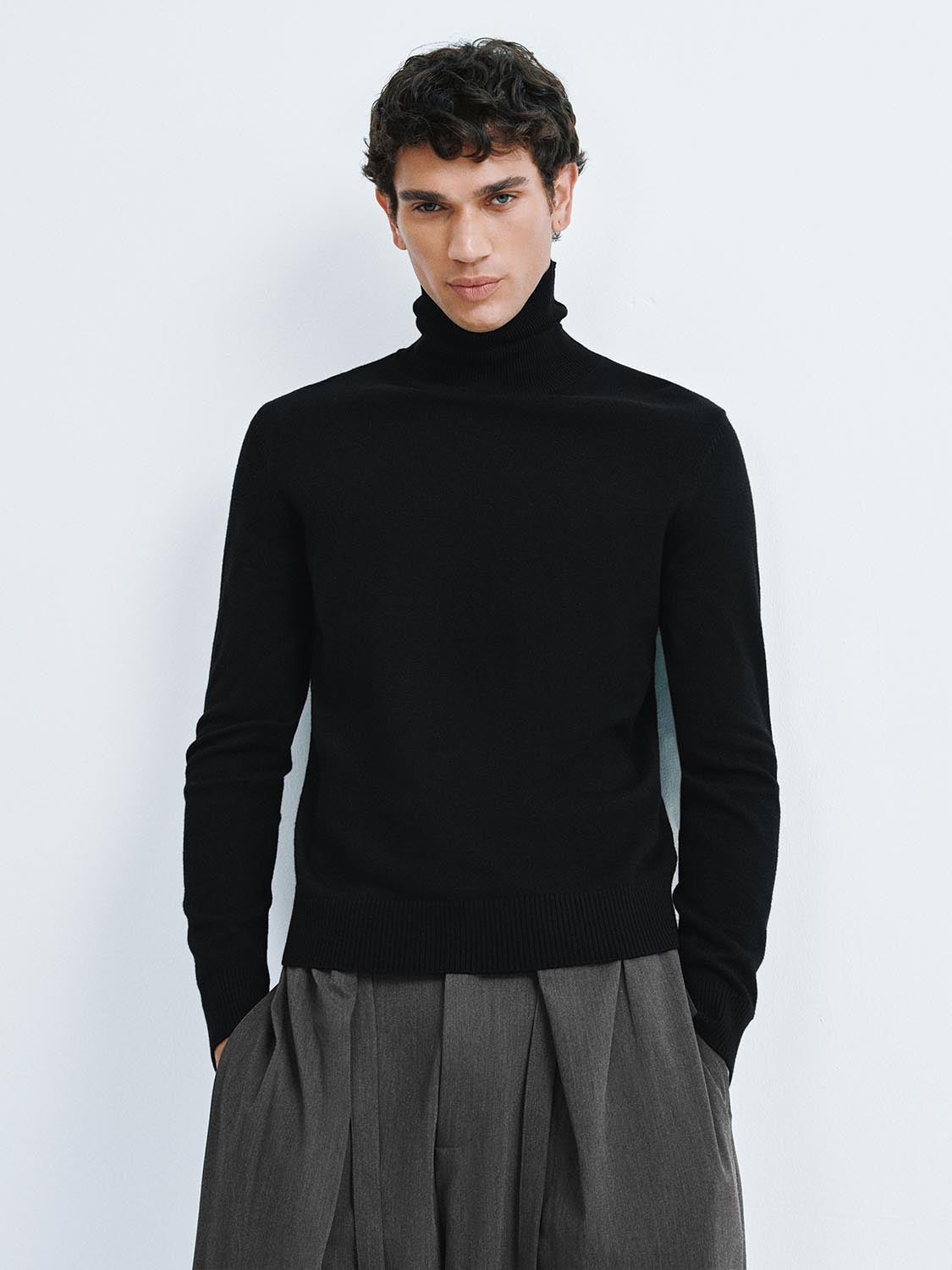 High Neck Knitted T-Shirts