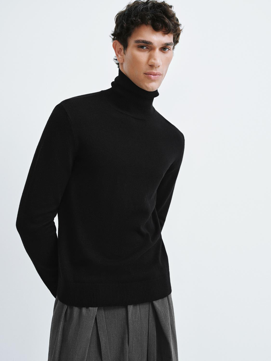 High Neck Knitted T-Shirts