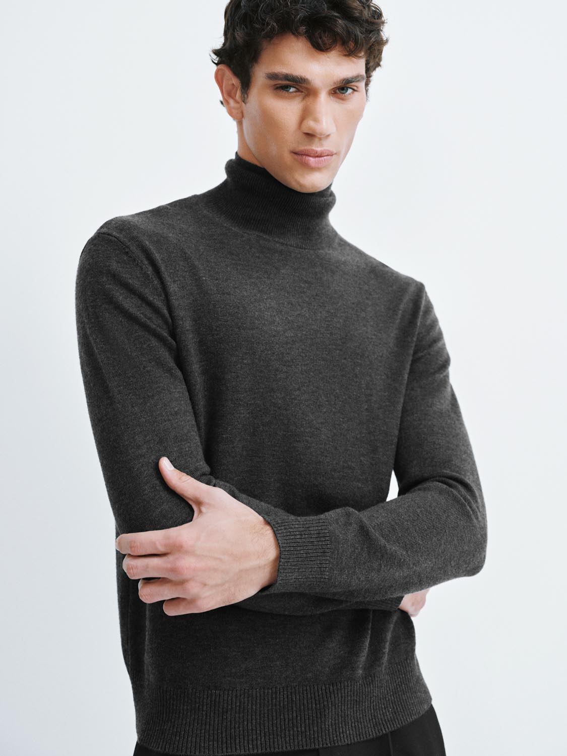 High Neck Knitted T-Shirts