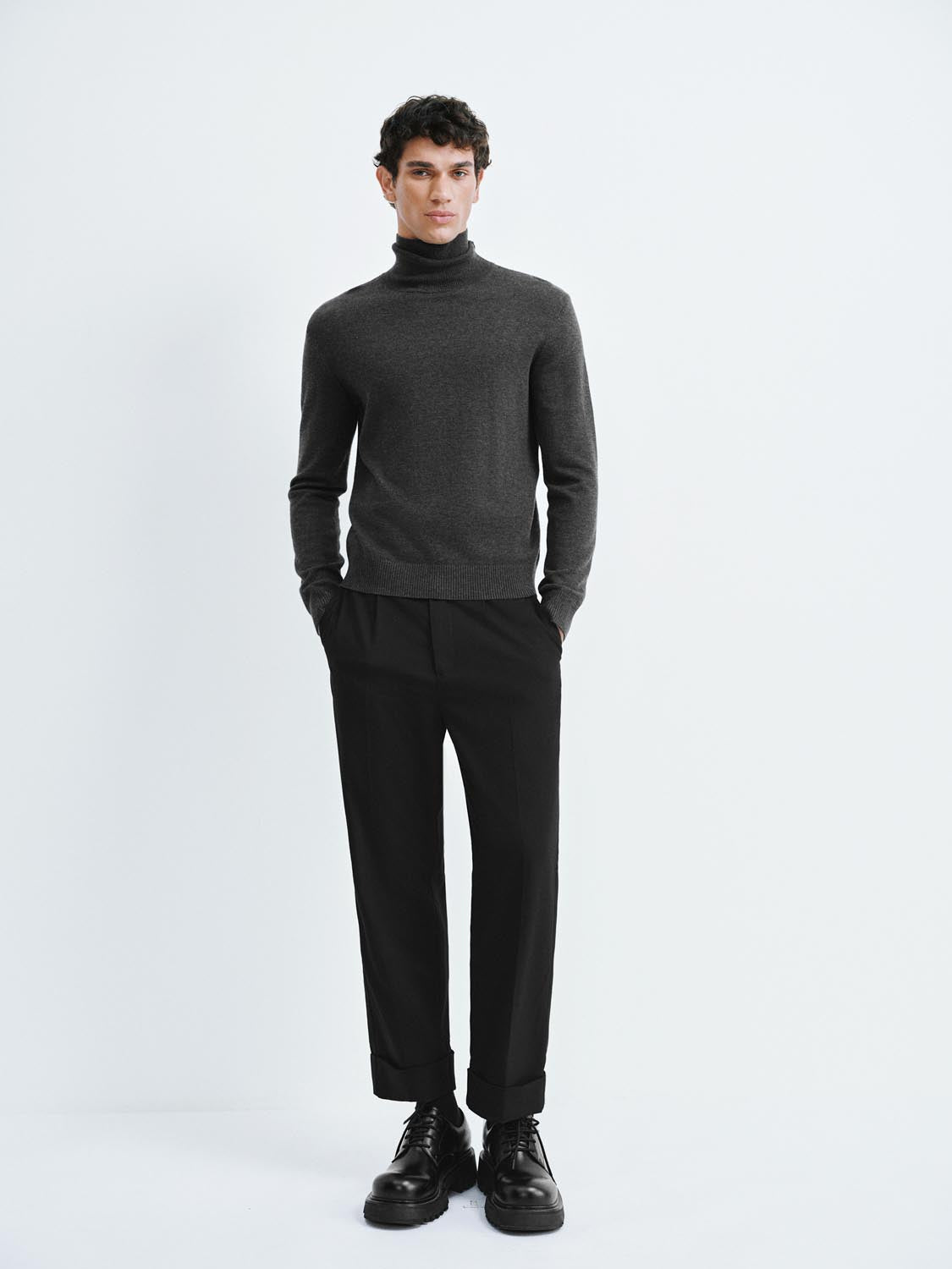 High Neck Knitted T-Shirts