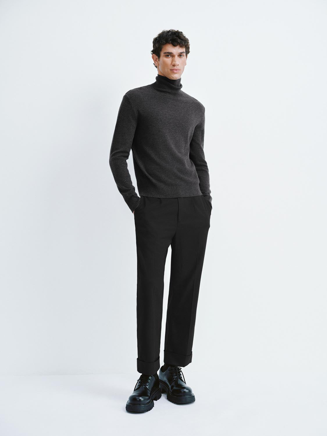 High Neck Knitted T-Shirts