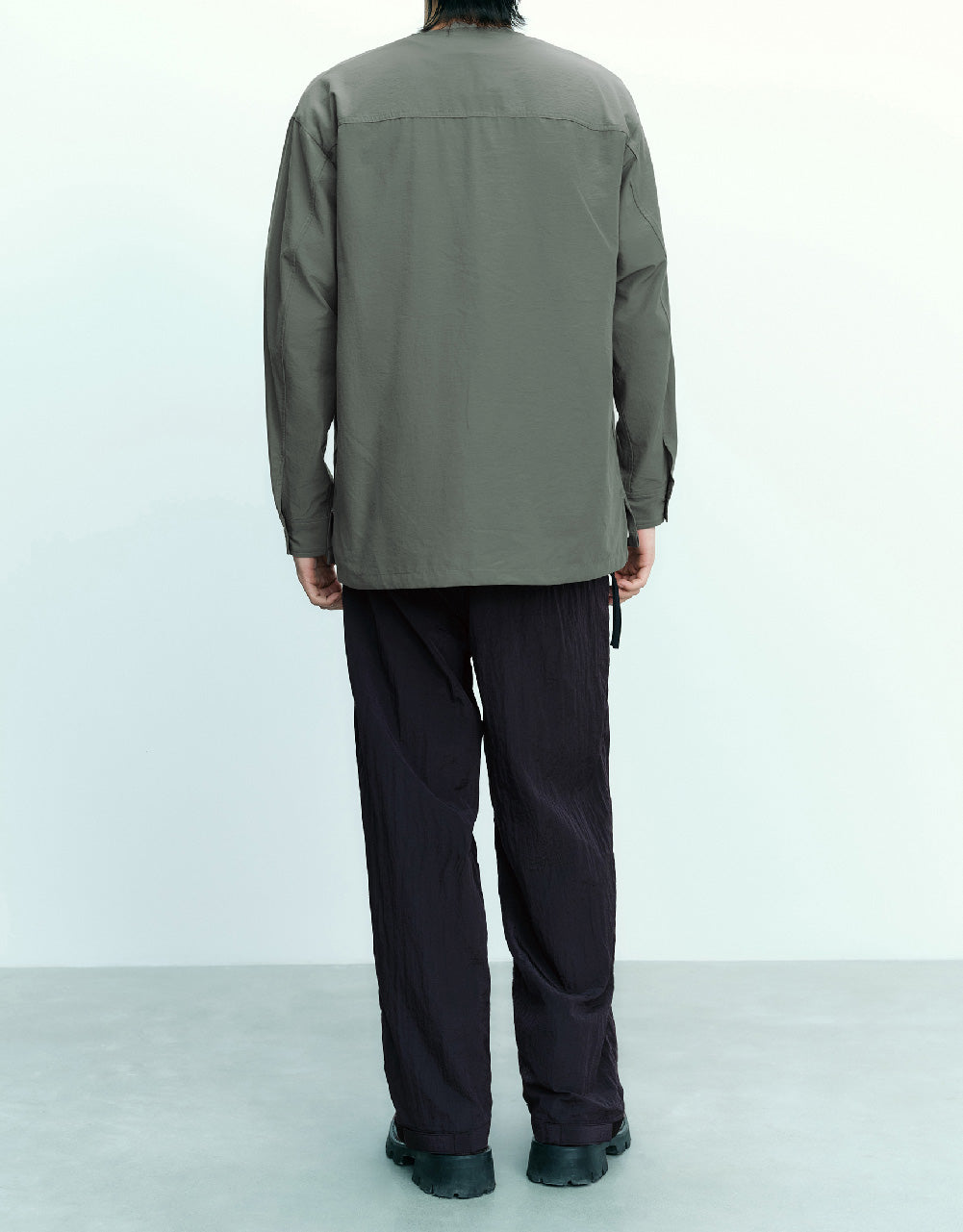 Wrapped V-Neck Straight Jacket