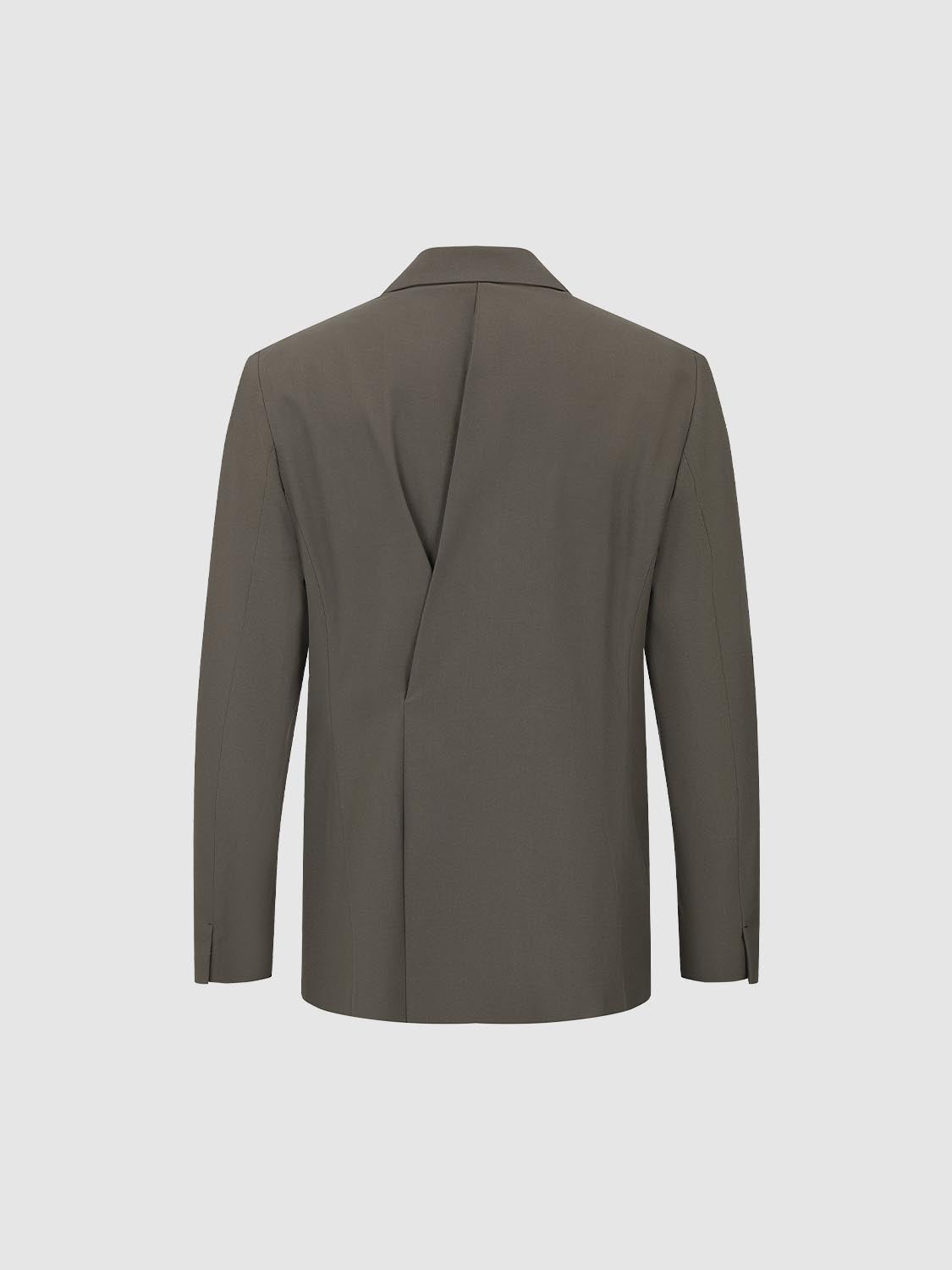 Notch Collar Basic Blazers