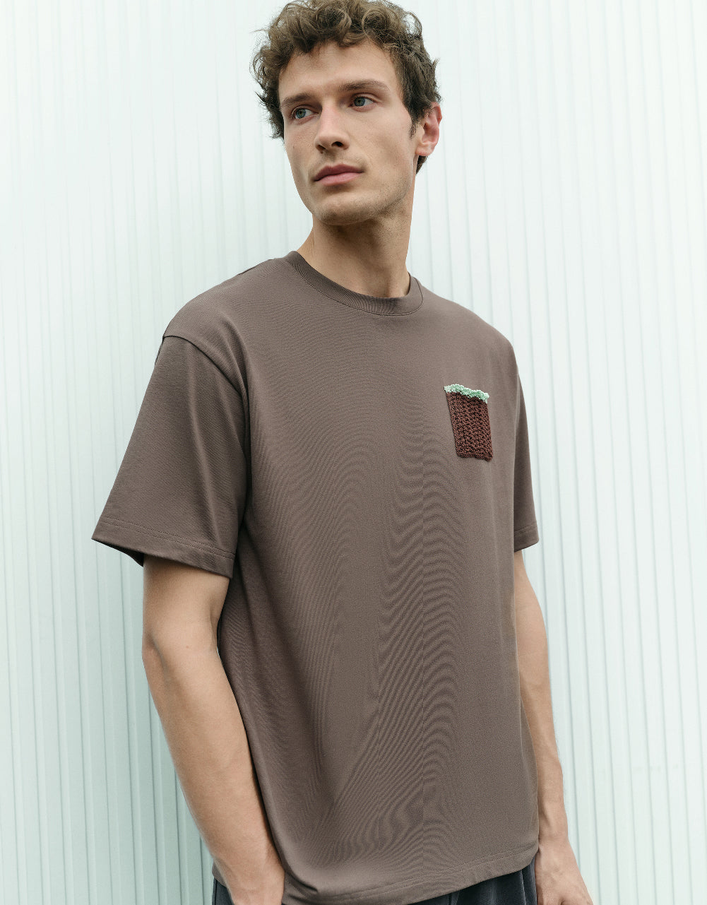 Basket Pocket Crew Neck T-Shirt