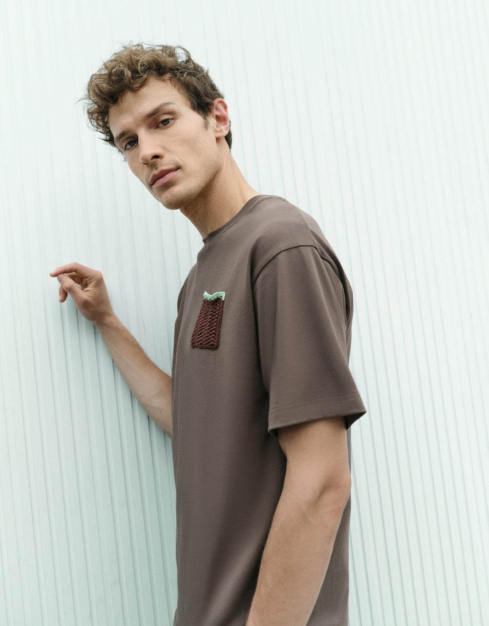 Basket Pocket Crew Neck T-Shirt