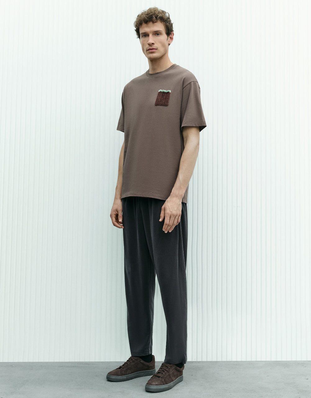 Basket Pocket Crew Neck T-Shirt