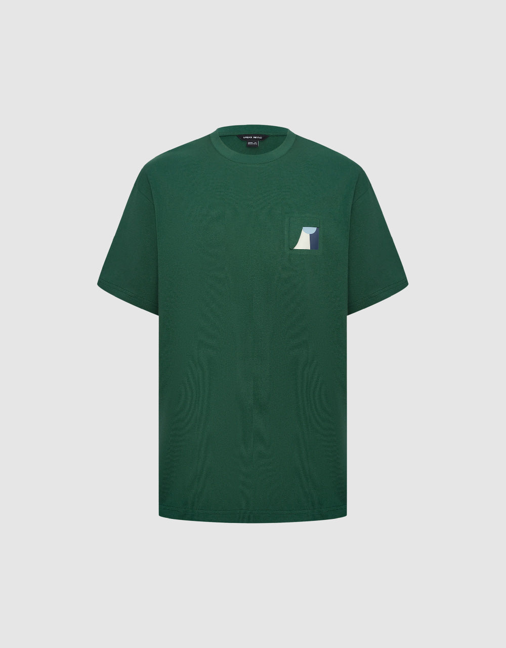 Printed Detail Crew Neck T-Shirt