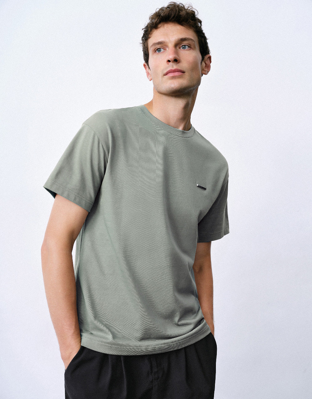 Crew Neck Straight T-Shirt