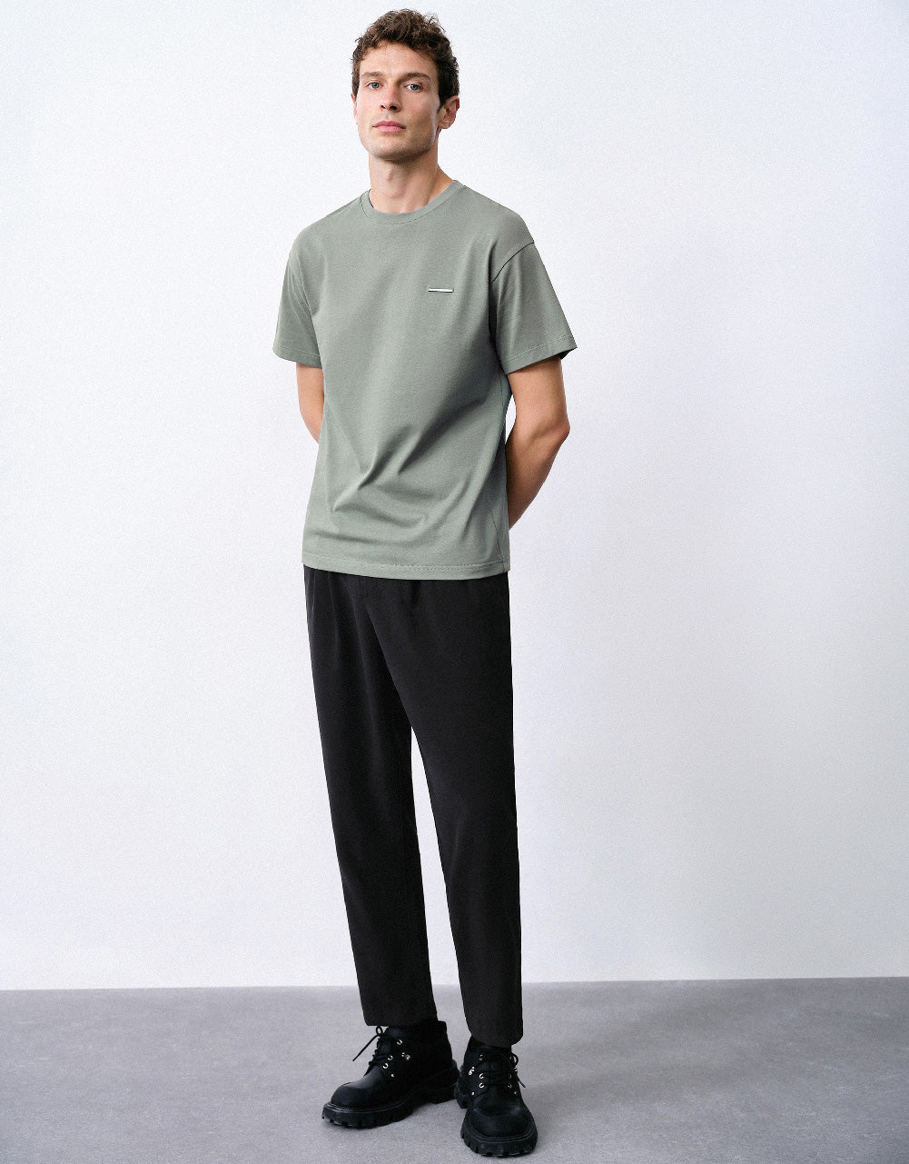 Crew Neck Straight T-Shirt