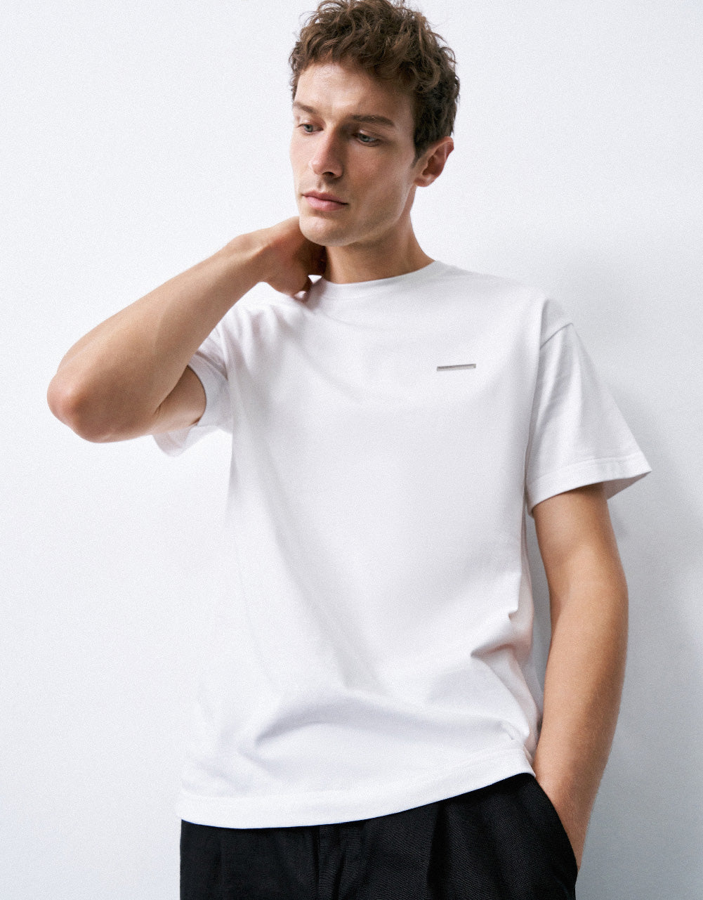 Crew Neck Straight T-Shirt