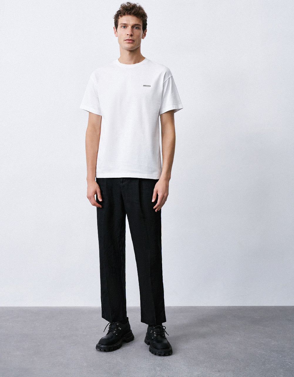 Crew Neck Straight T-Shirt