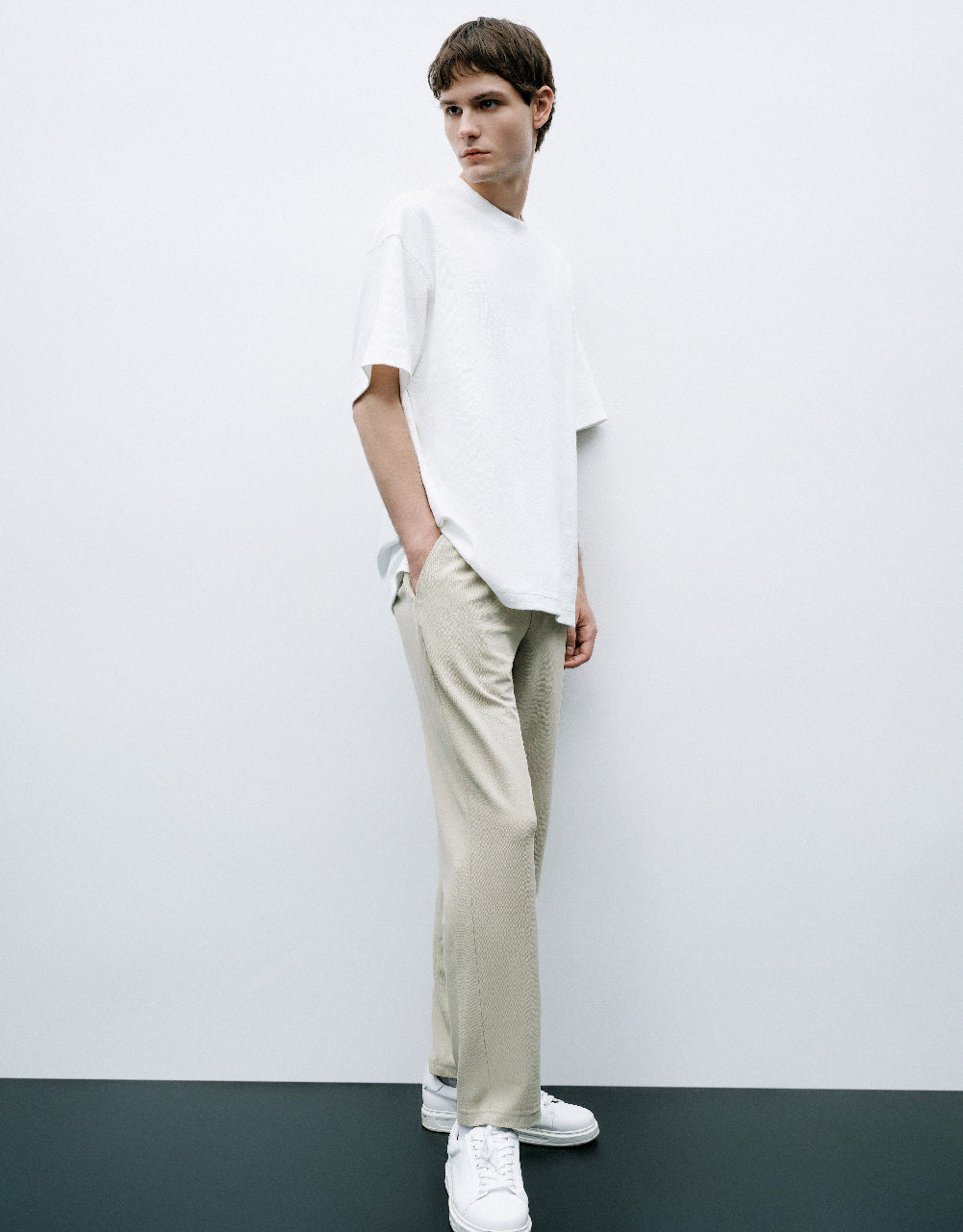 Crew Neck Straight T-Shirt