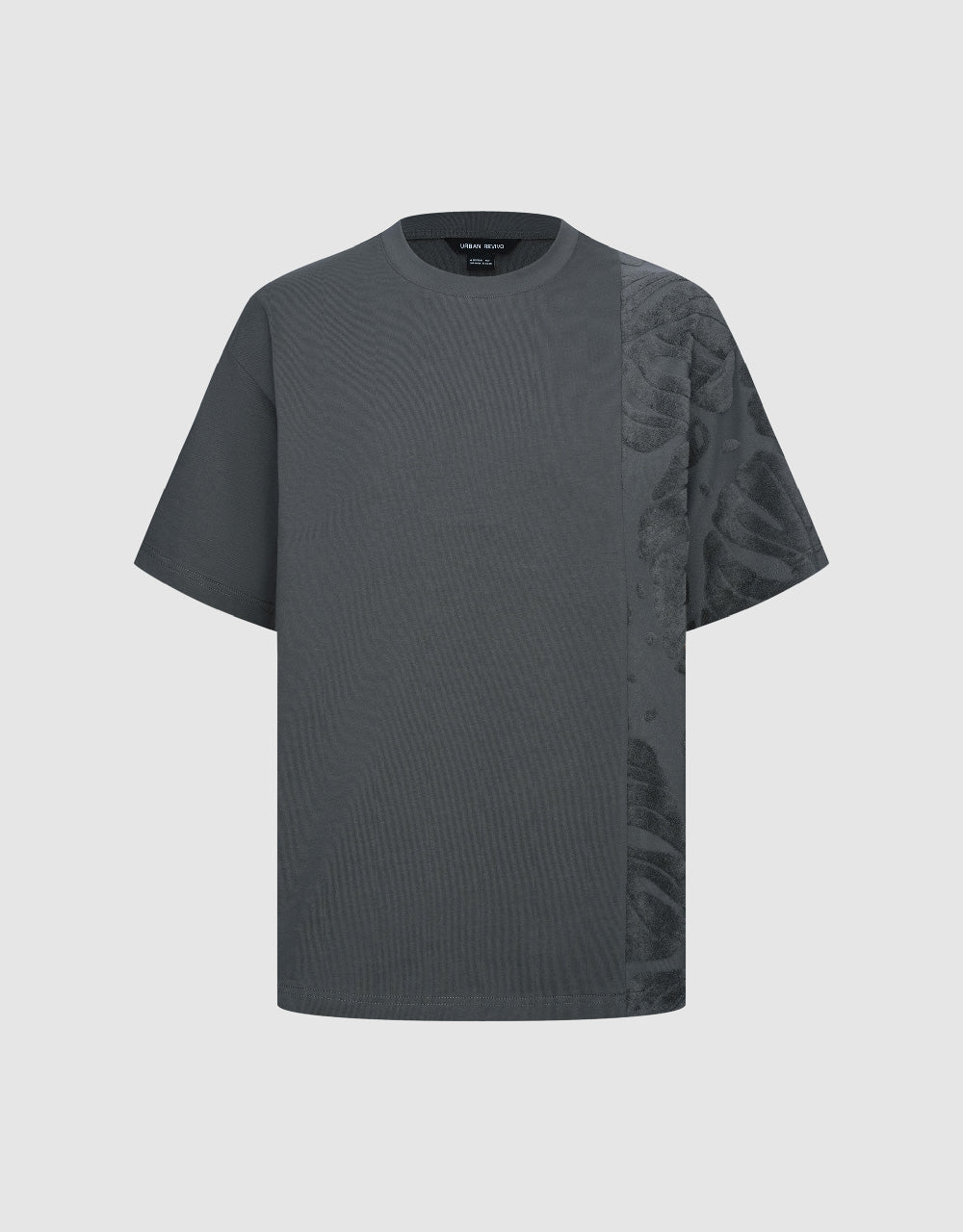 Embossed Crew Neck T-Shirt