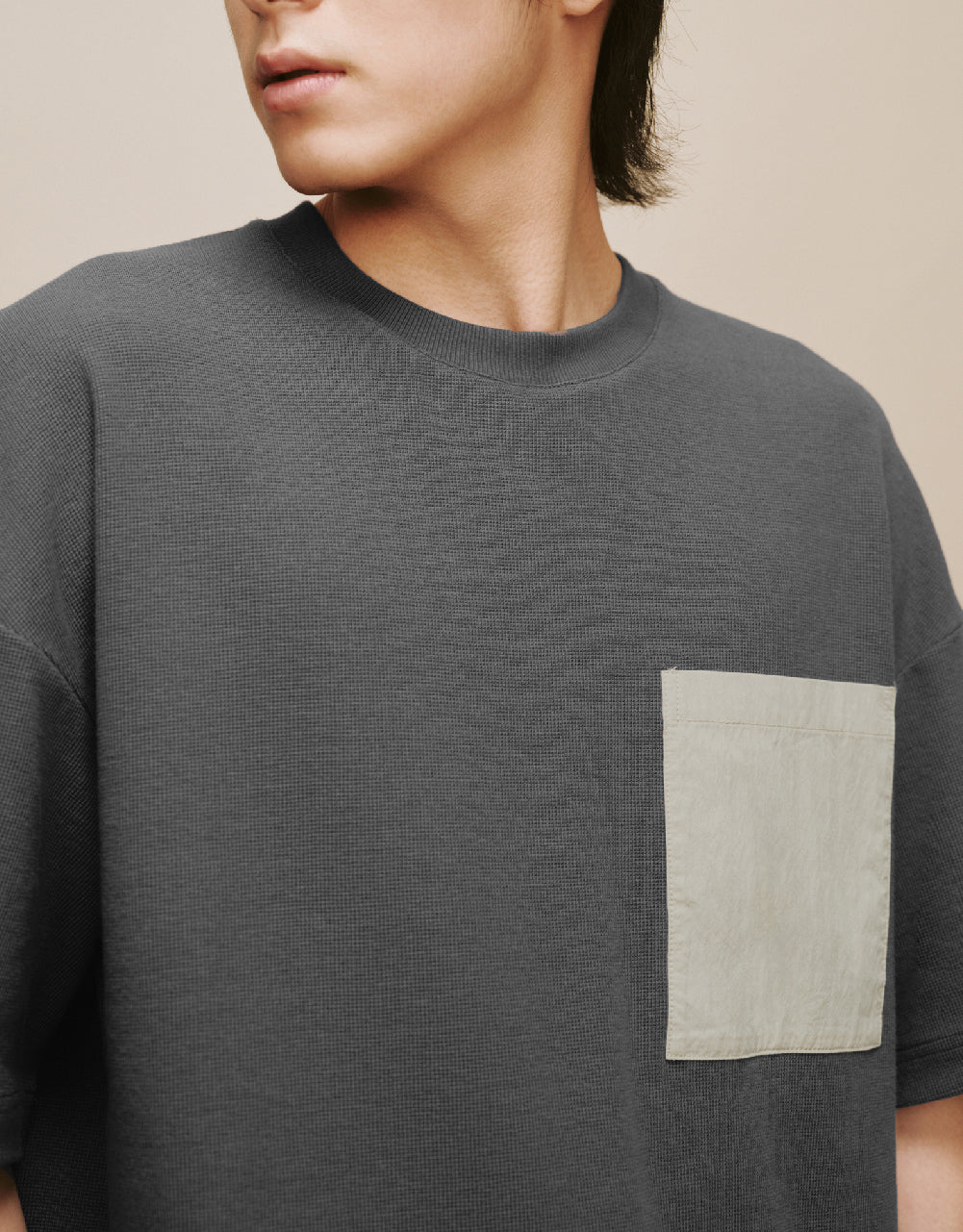 Straight T-Shirt With Pocket