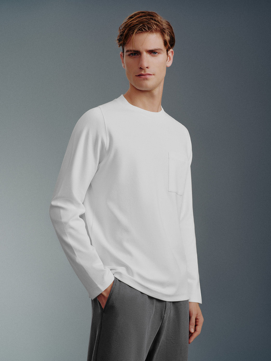 Crew Neck Straight T-Shirt