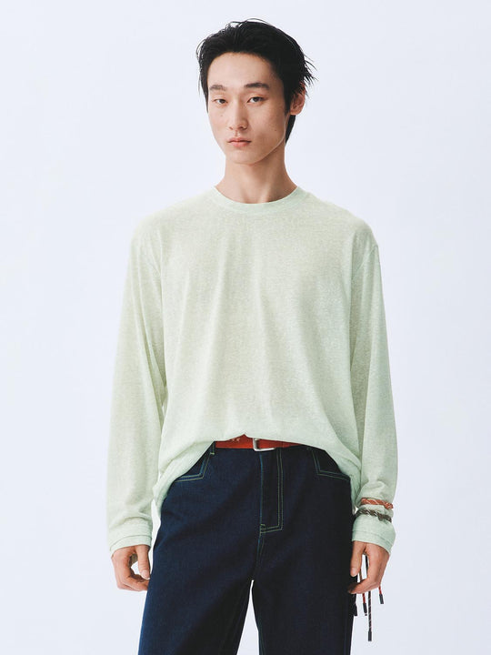 Crew Neck Long Sleeve T-Shirts