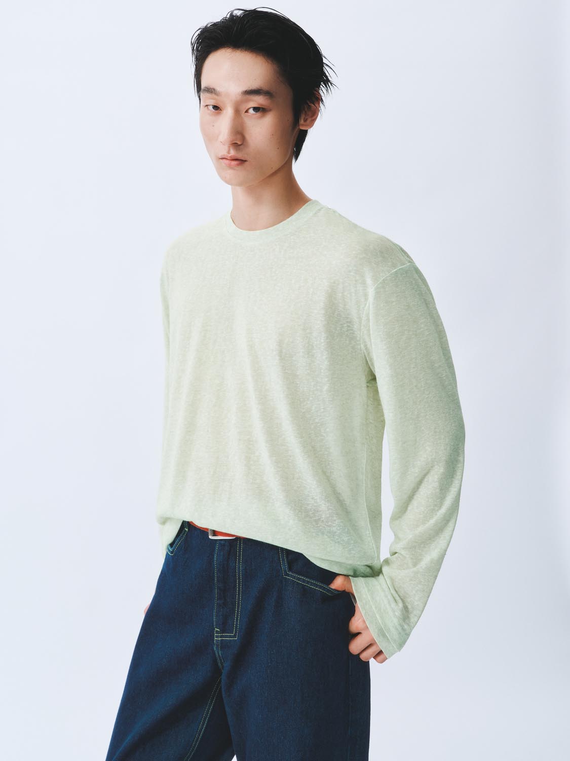 Crew Neck Long Sleeve T-Shirts