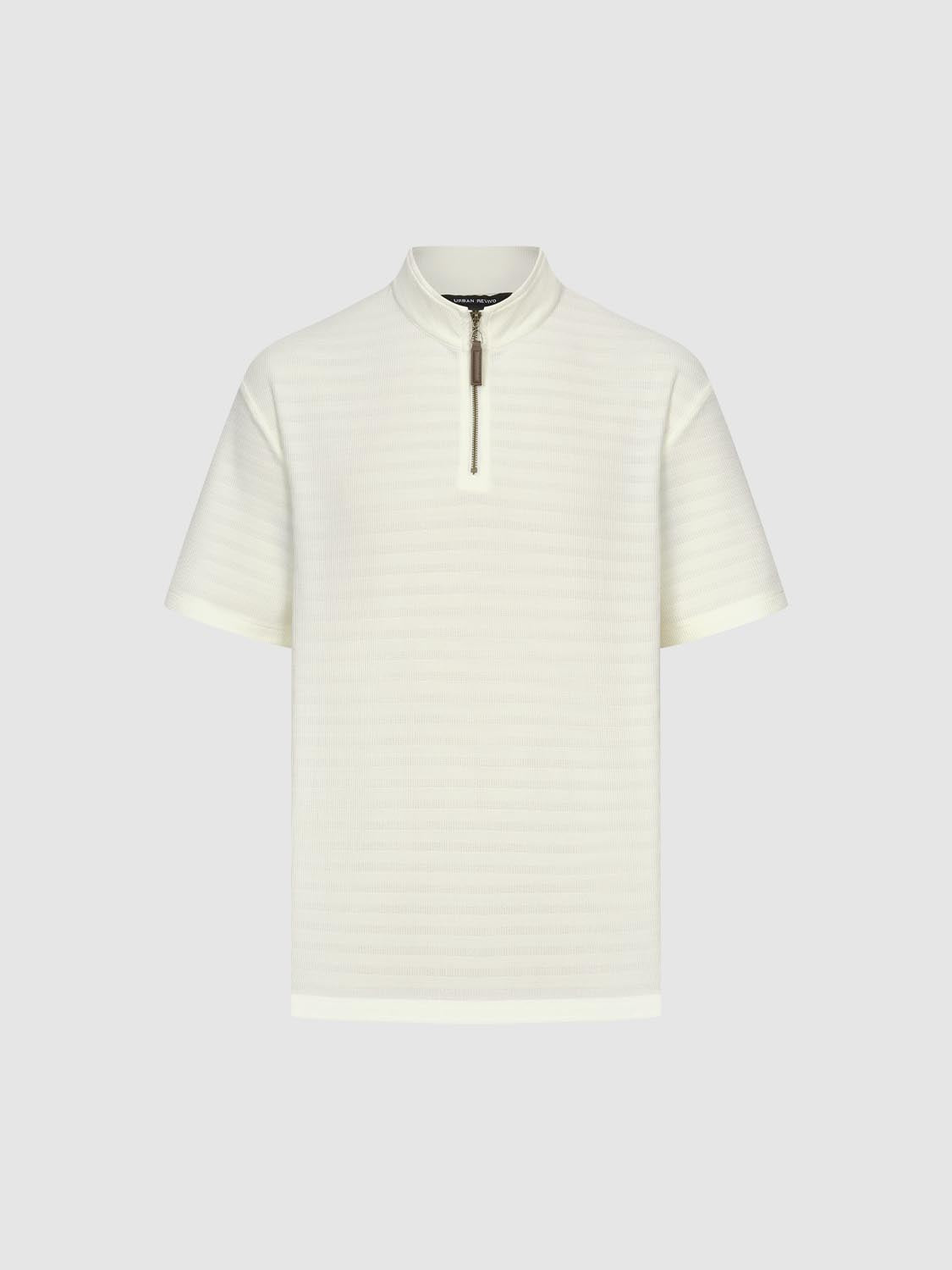 Half Zip Polo T-Shirts