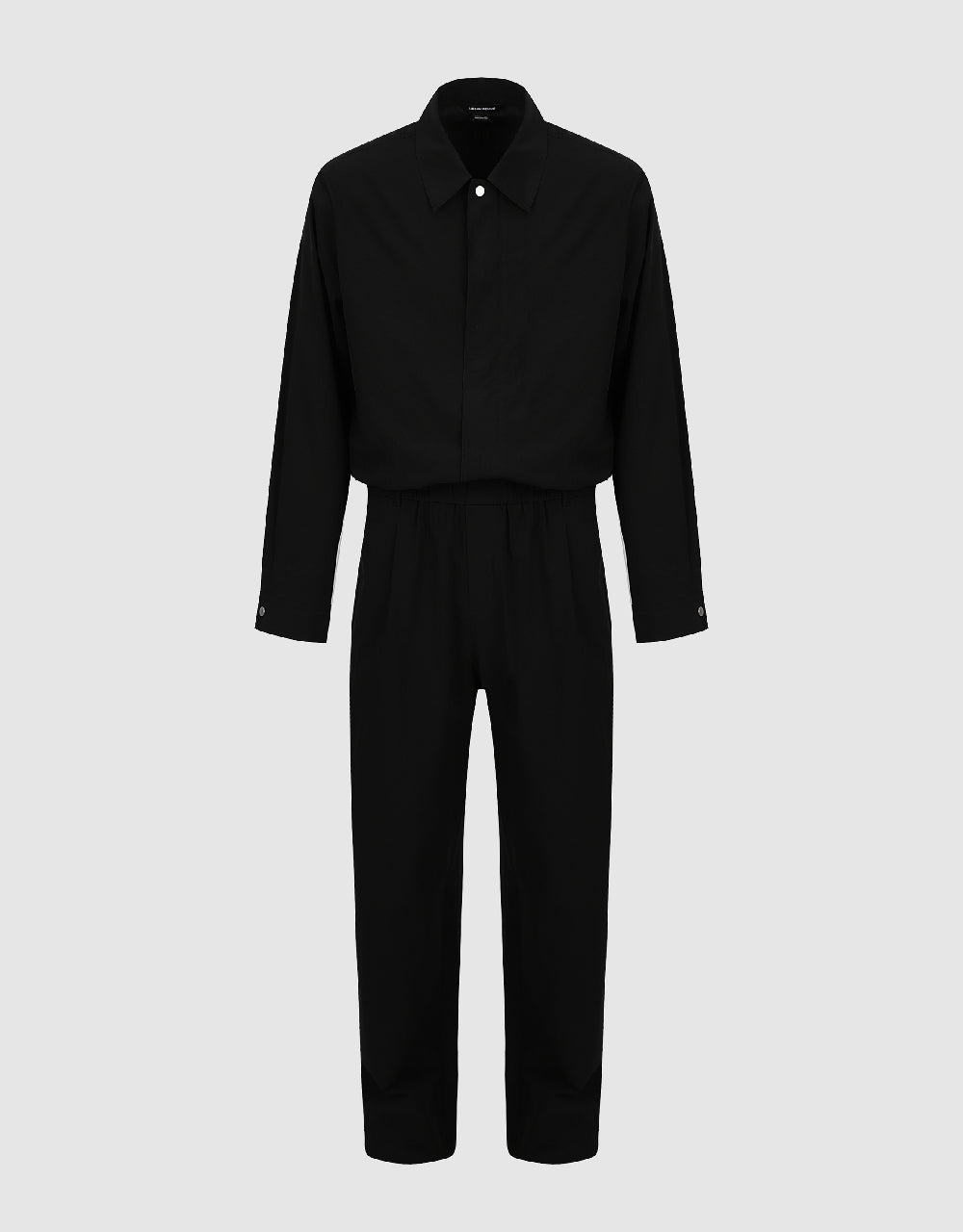Elastic Waist Woven Jumpsuit