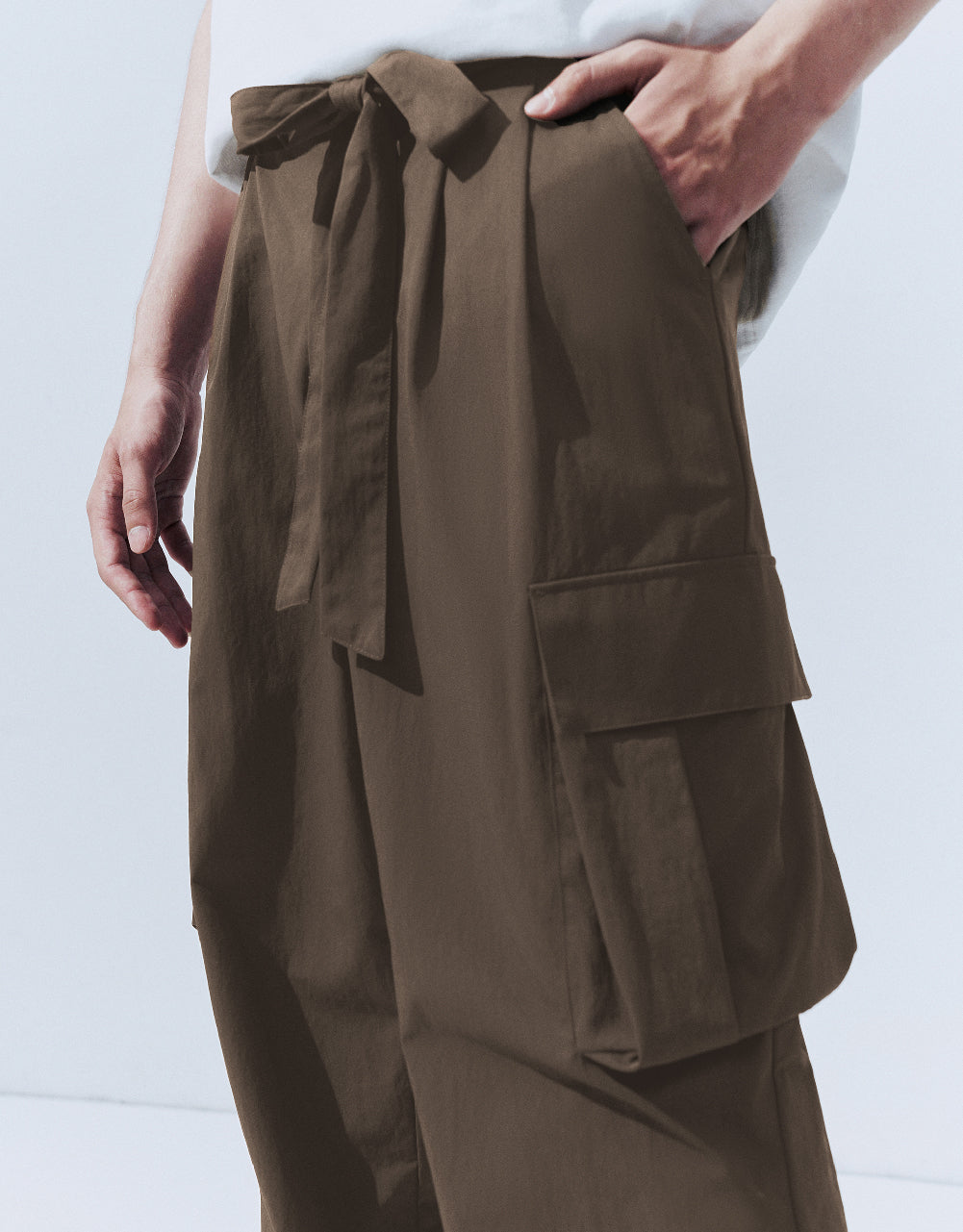 Straight Pants With Pockets