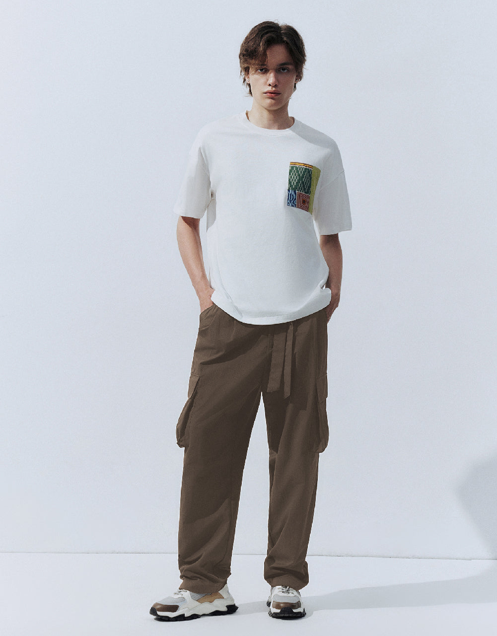 Straight Pants With Pockets