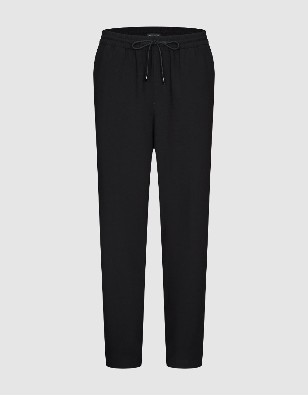 Drawstring Waist Carrot Fit Pants