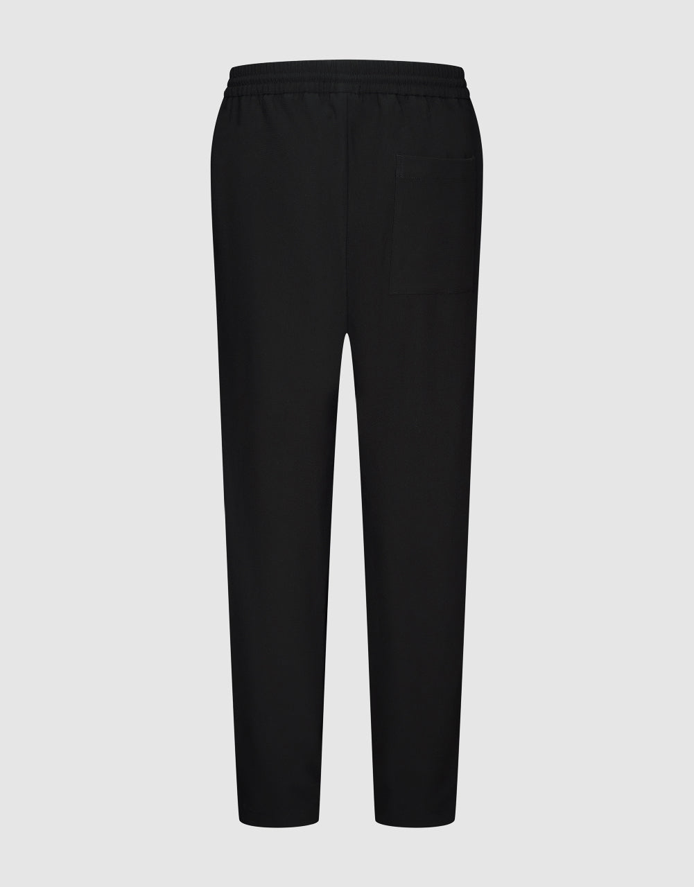 Drawstring Waist Carrot Fit Pants