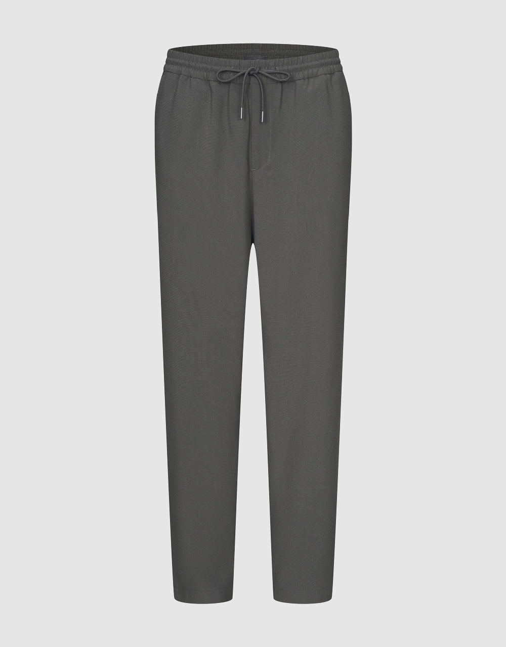 Drawstring Waist Carrot Fit Pants