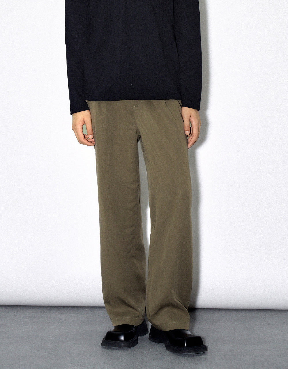 Woven Wide-Leg Pants