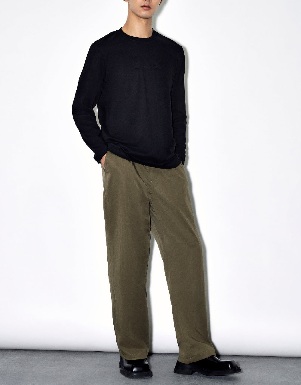 Woven Wide-Leg Pants