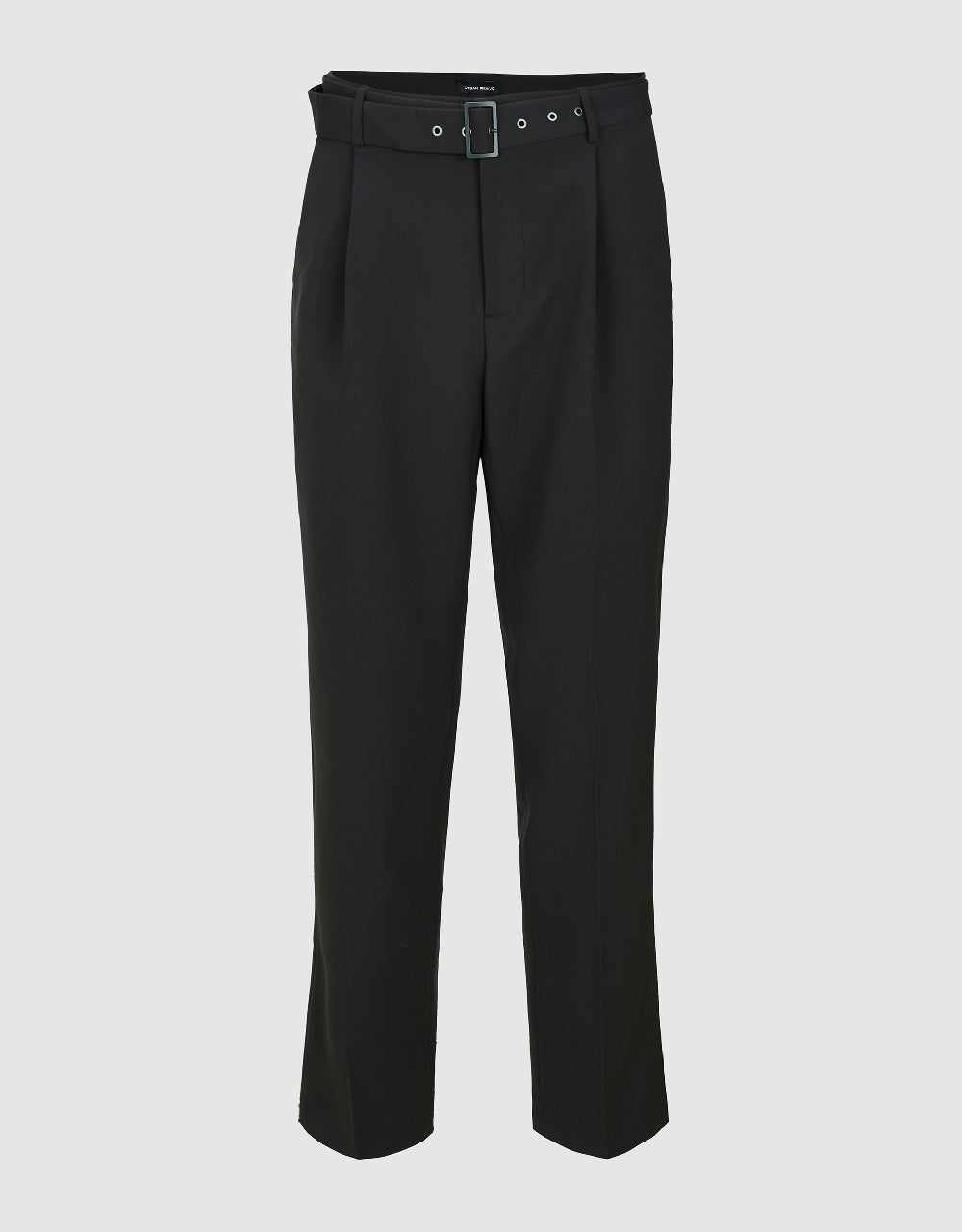 Straight Pants With Belt
